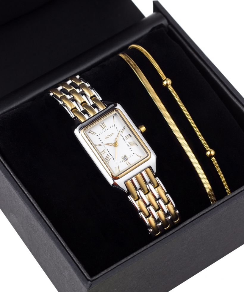 Часовник Дамски BOWA Barcelona Pearl Gold Steel 23 Gift Set