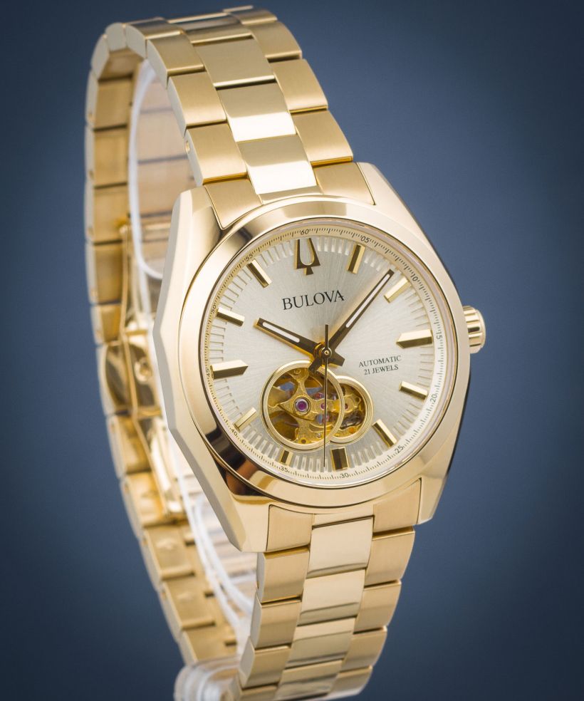 Часовник Мъжки Bulova Classic Surveyor Open Heart Automatic