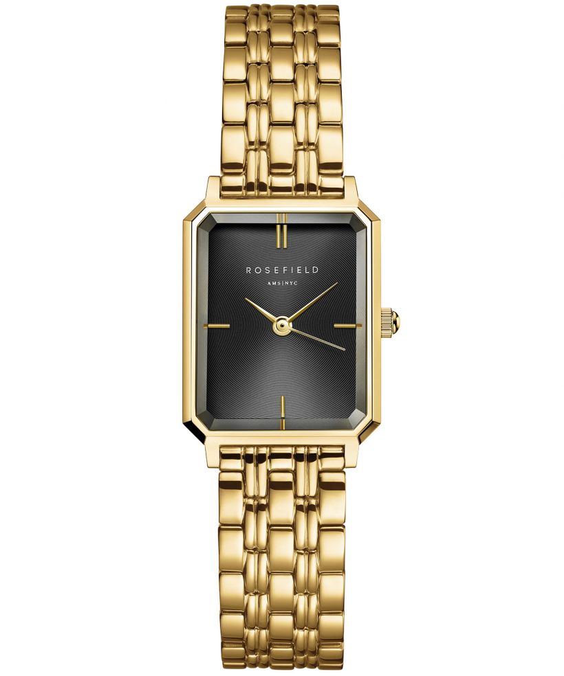 Часовник Дамски Rosefield Octagon XS Black Gold