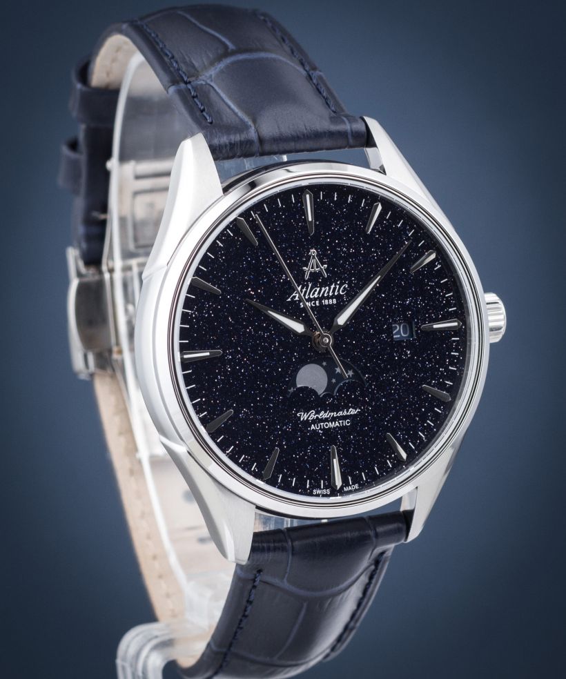 Часовник Мъжки Atlantic Worldmaster Nightsky Moonphase Automatic