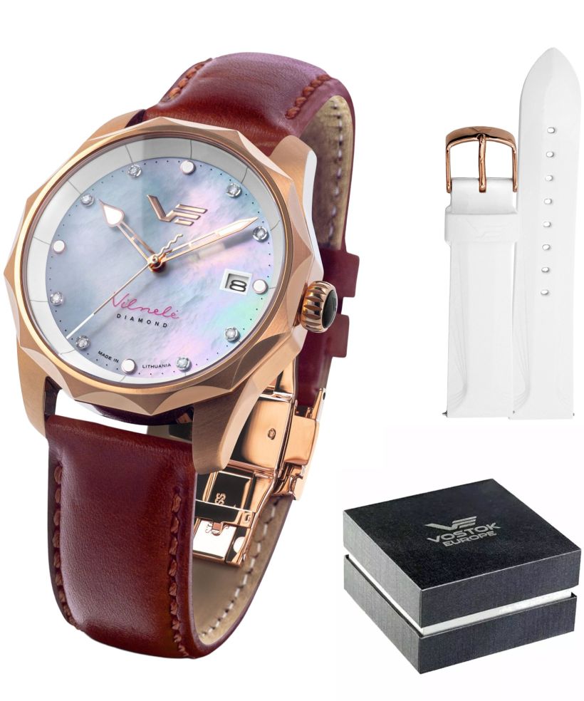Часовник Дамски Vostok Europe Vilnele Solar Diamonds Limited Edition SET