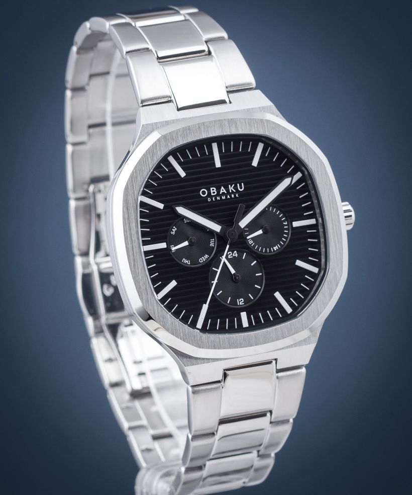Часовник Мъжки Obaku ILD Blacksteel