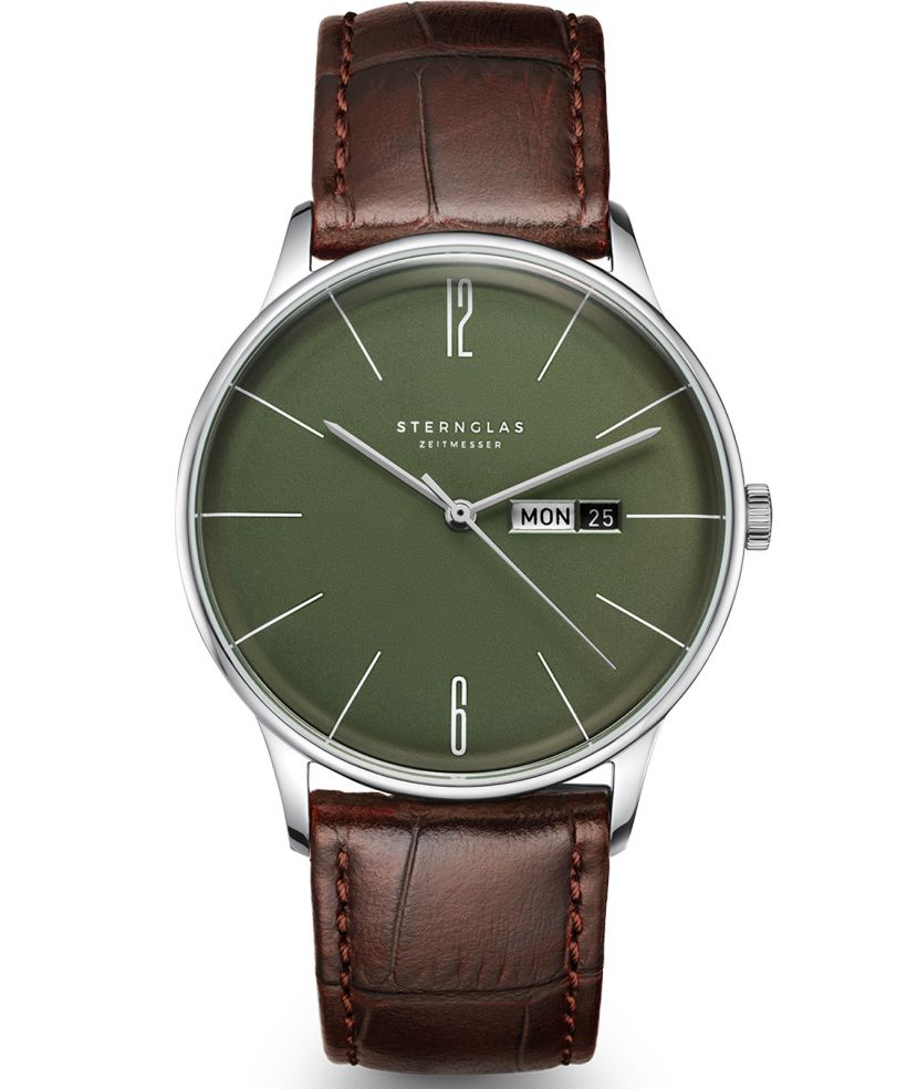 Часовник Мъжки Sternglas Berlin Olive Green