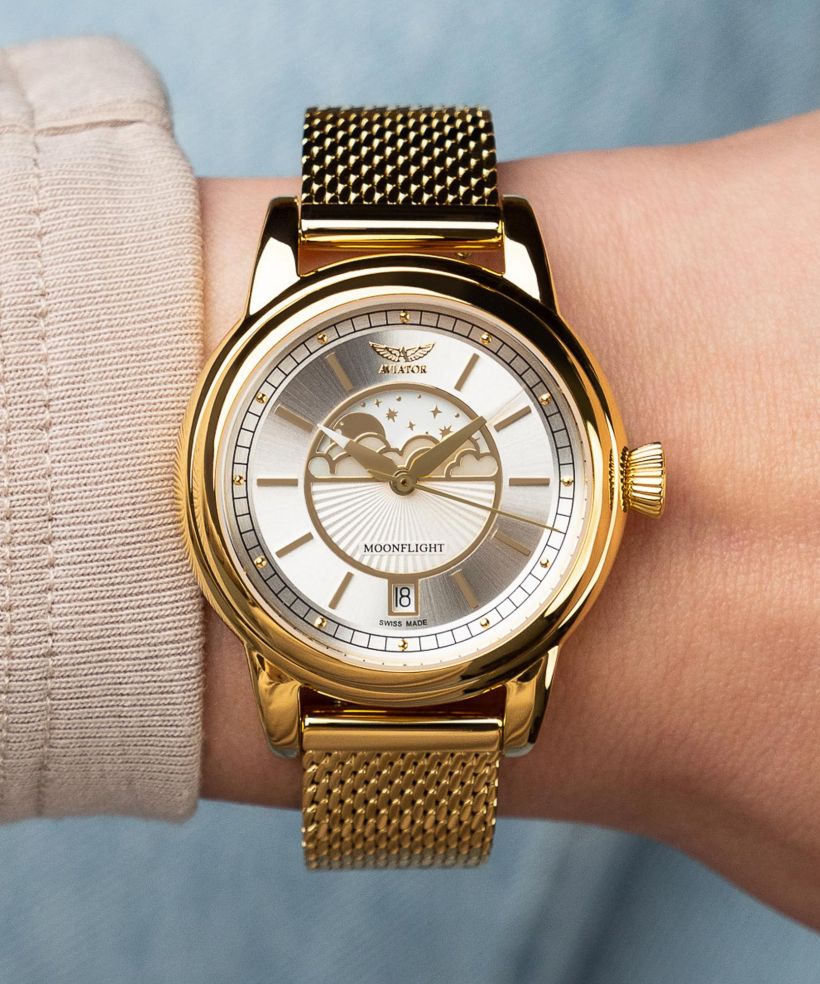Часовник Дамски Aviator Douglas Moonflight Limited Edition