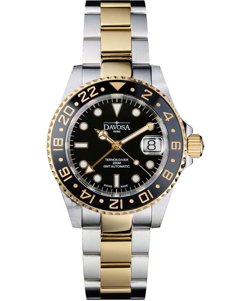 Часовник Мъжки Davosa Ternos Ceramic GMT WaveSI Automatic