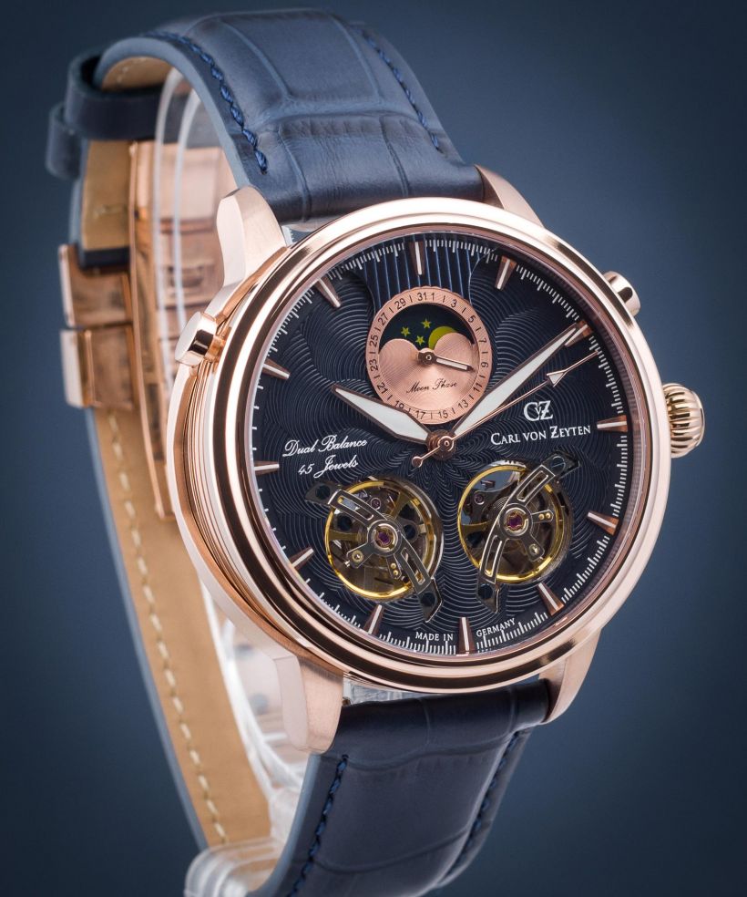Часовник Мъжки Carl von Zeyten Durbach Open Heart Automatic Limited Edition