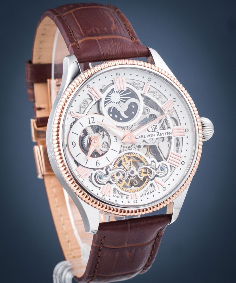 Часовник Мъжки Carl von Zeyten Kirnbach Skeleton Automatic