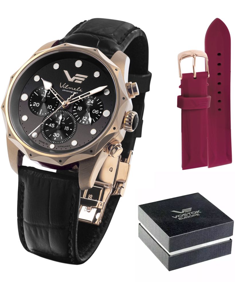Часовник Дамски Vostok Europe Vilnele Chronograph Limited Edition SET