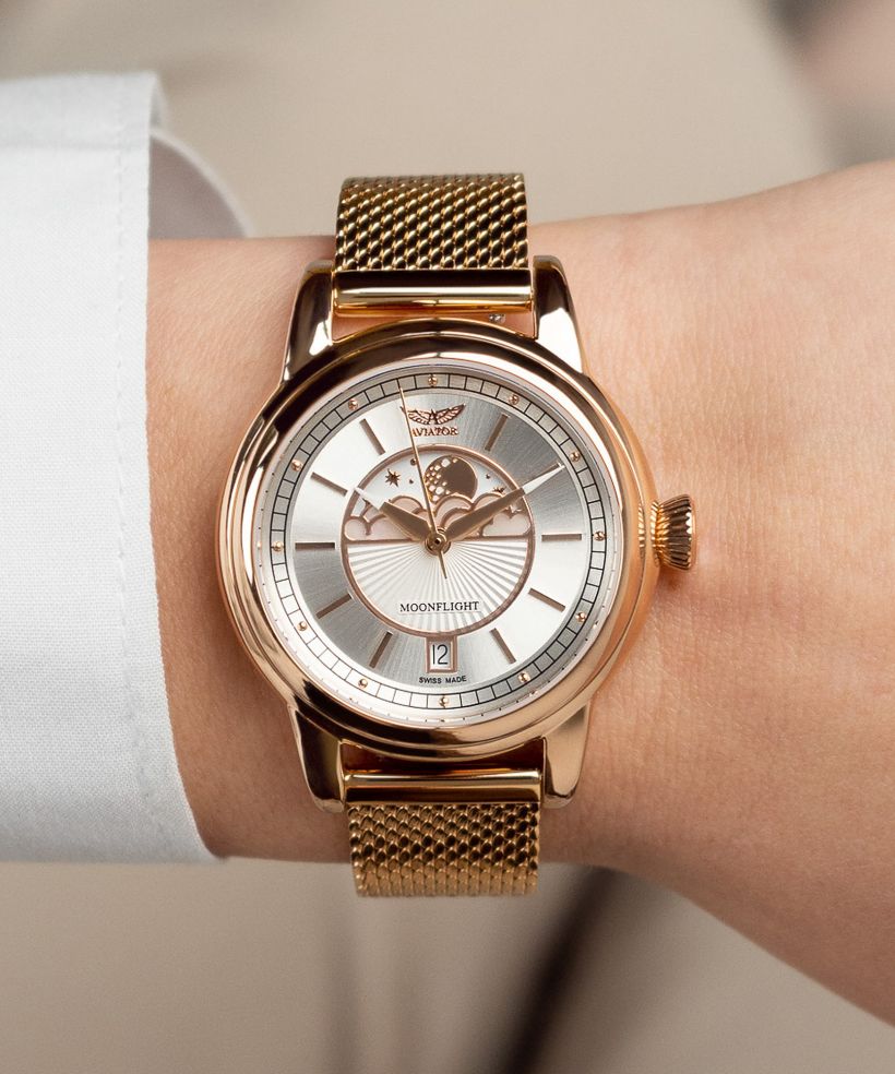 Часовник Дамски Aviator Douglas Moonflight Limited Edition