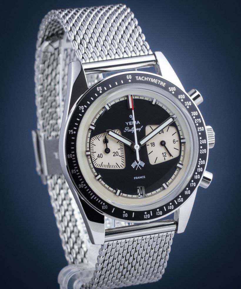 Часовник Мъжки Yema Rallygraf Reverse Panda Chronograph Meca-Quartz