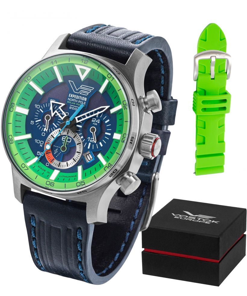 Часовник Мъжки Vostok Europe Expedition North Pole Polar Spruce Solar Power Limited Edition SET