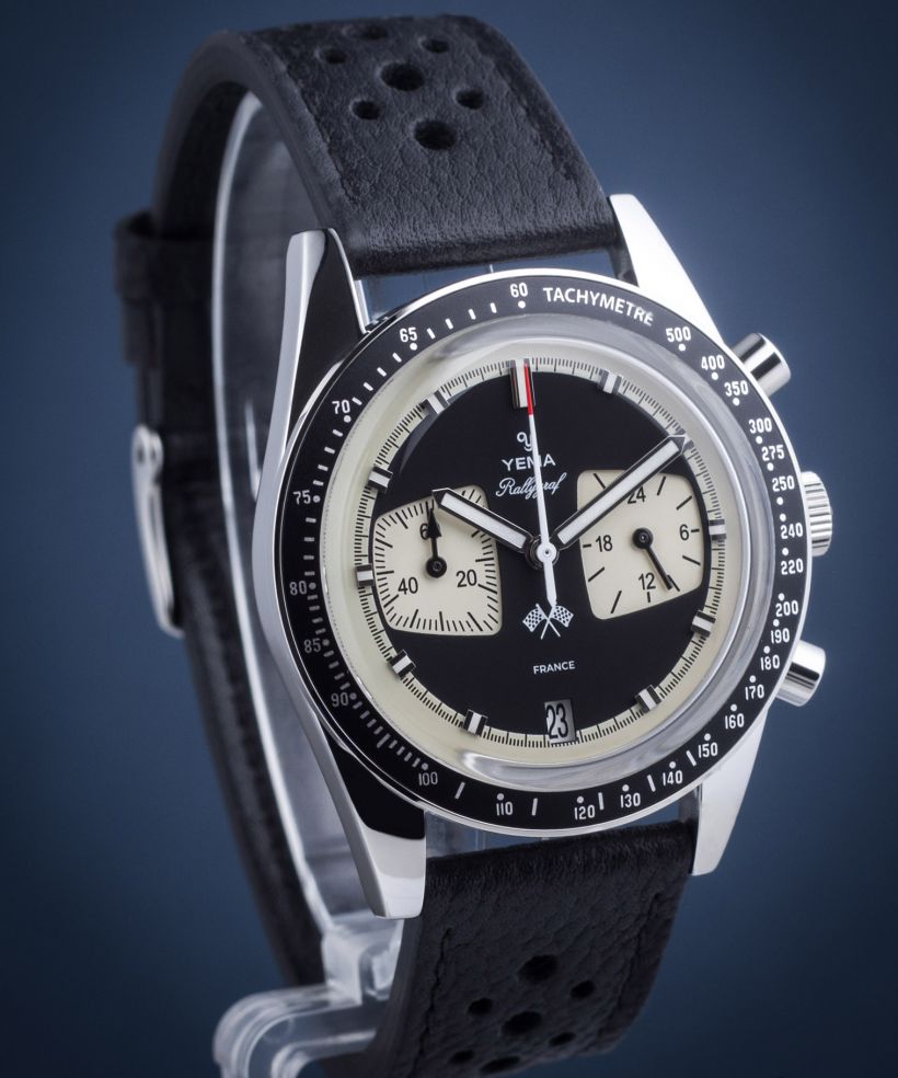 Часовник Мъжки Yema Rallygraf Reverse Panda Chronograph Meca-Quartz