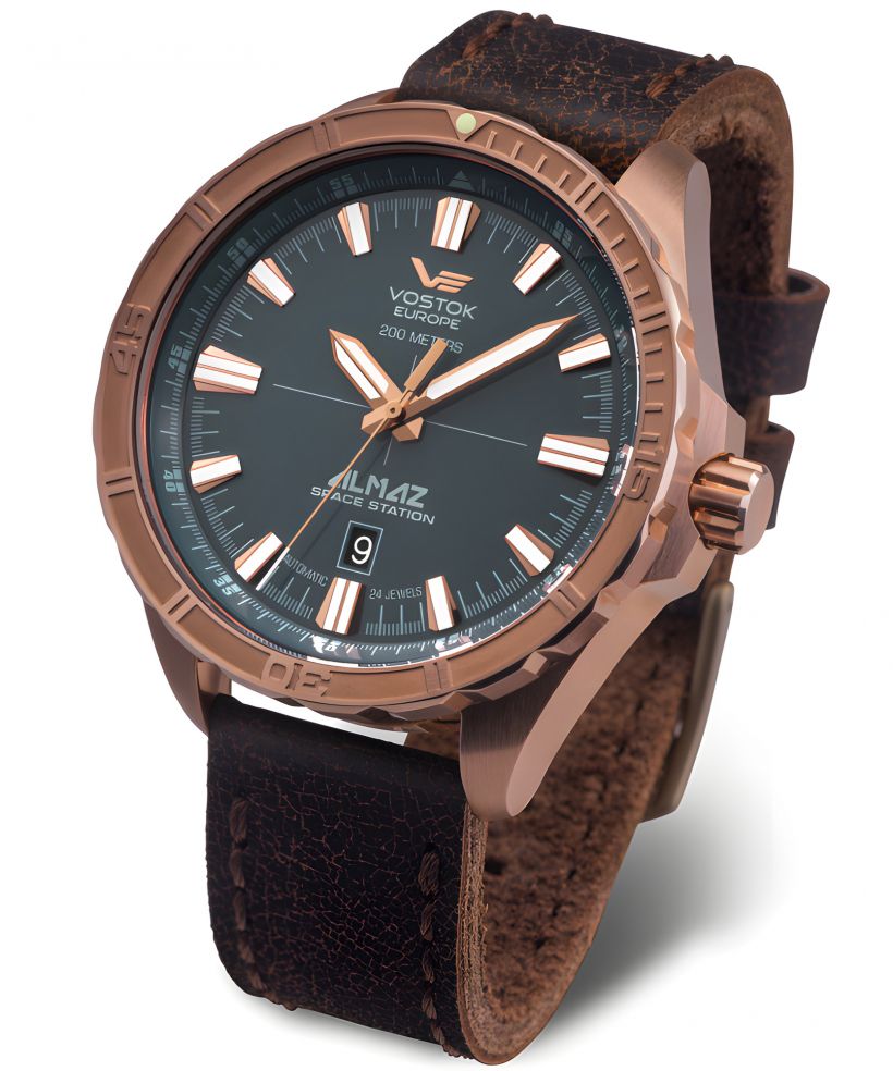 Часовник Мъжки Vostok Europe Almaz Space Station Automatic Bronze Line