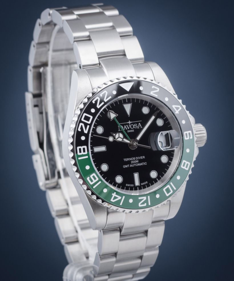 Часовник Мъжки Davosa Ternos Ceramic GMT Automatic