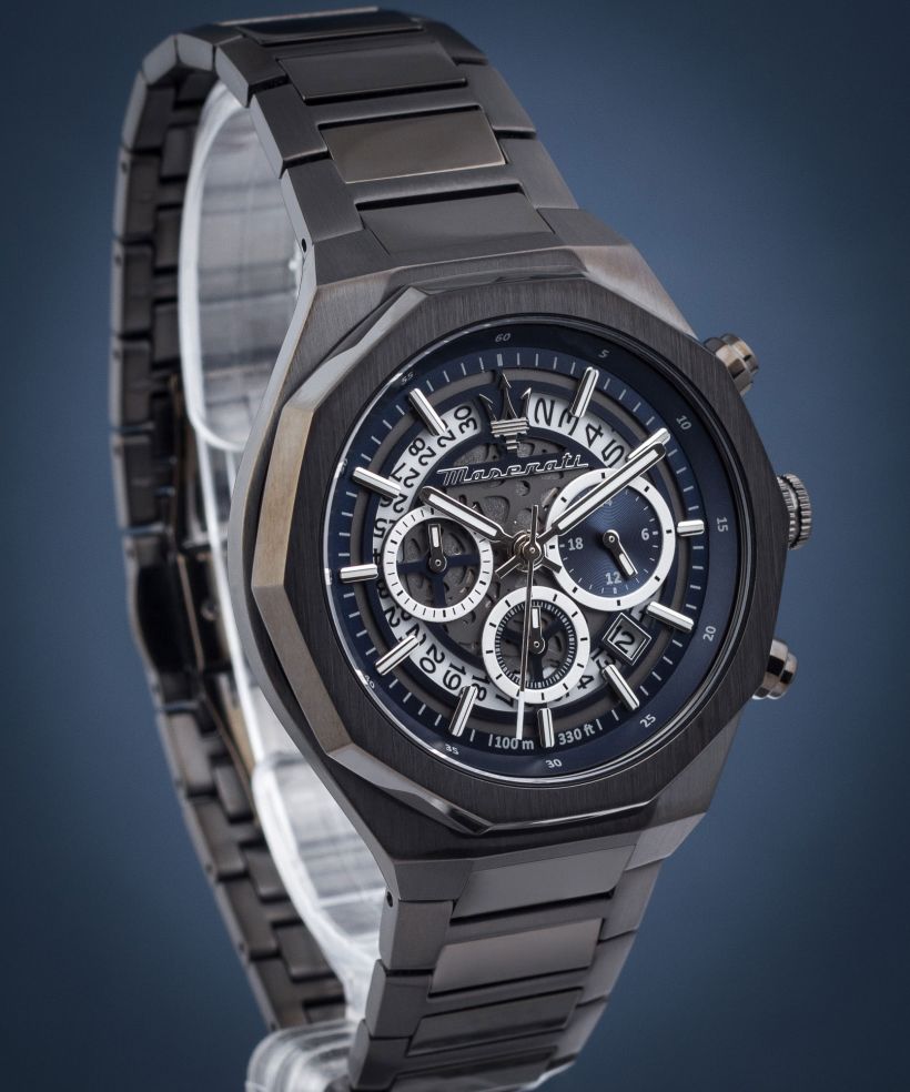 Часовник Мъжки Maserati Stile Skeleton Chronograph