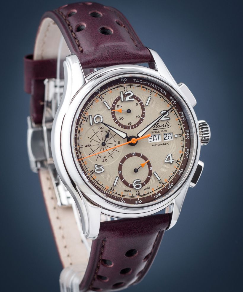 Часовник Мъжки Atlantic Worldmaster Prestige Valjoux Chronograph