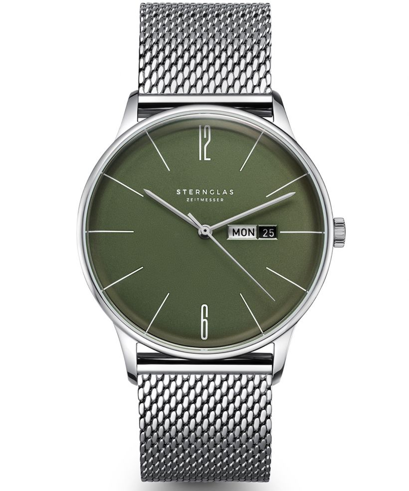 Часовник Мъжки Sternglas Berlin Olive Green