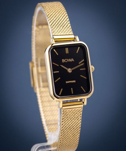Часовник Дамски BOWA Dubai Black-Gold Mesh 20