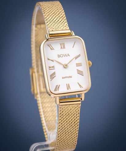 Часовник Дамски BOWA Dubai White-Gold Mesh 20