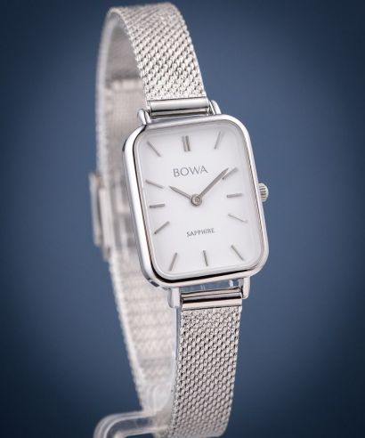 Часовник Дамски BOWA Dubai White-Silver Mesh 20