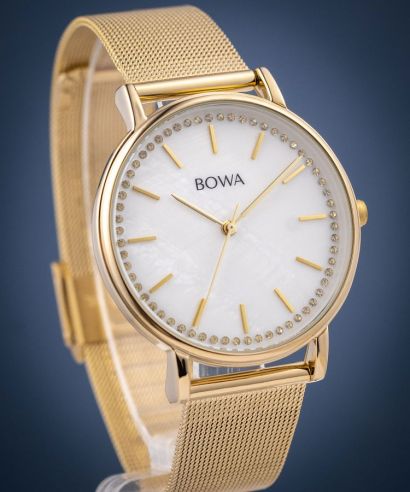 Часовник Дамски BOWA Rio Pearl-Gold Mesh 38