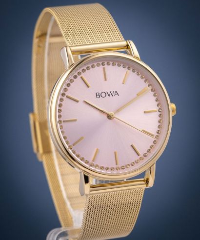Часовник Дамски BOWA Rio Rose-Gold Gold Mesh 38