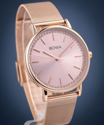 Часовник Дамски BOWA Rio Full Rose Gold Mesh 38