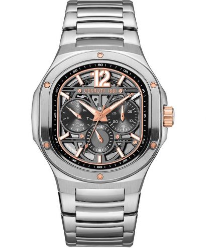 Часовник Мъжки Cerruti 1881 Trento Skeleton
