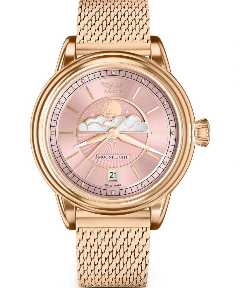 Часовник Дамски Aviator Douglas Moonflight Limited Edition