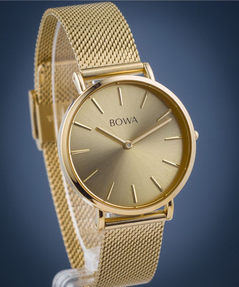 Часовник Дамски BOWA New York Petite Full Gold Mesh 34