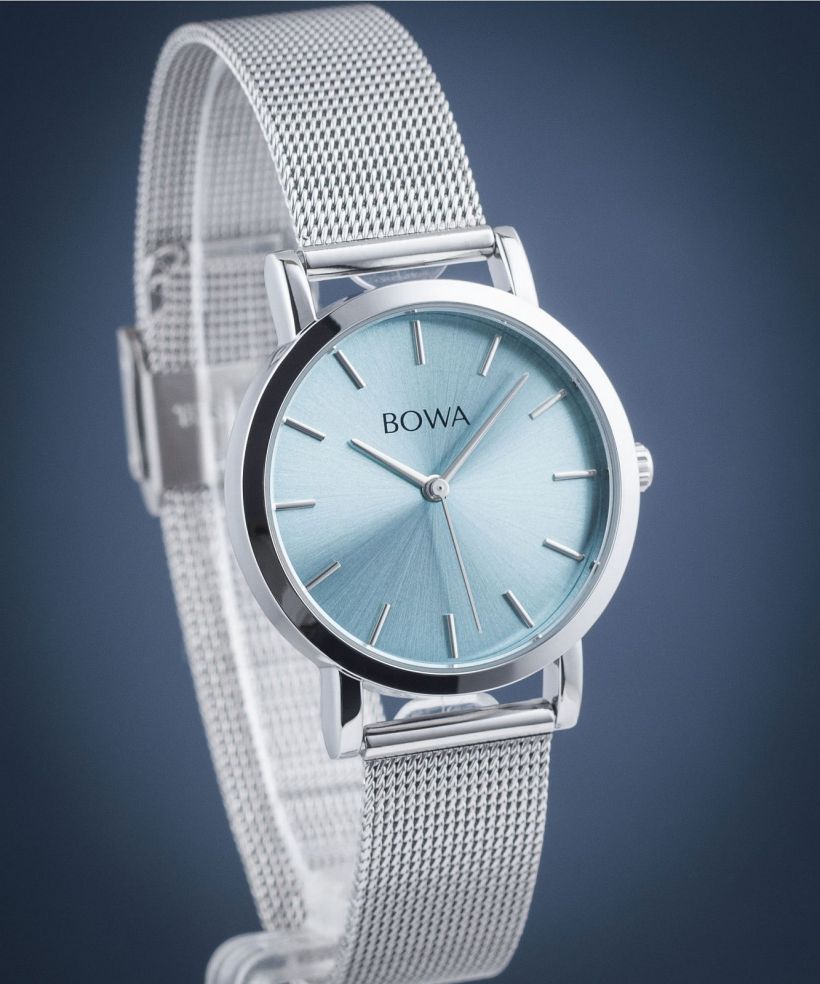 Часовник Дамски BOWA Tokyo Ice-Blue Silver Mesh 33