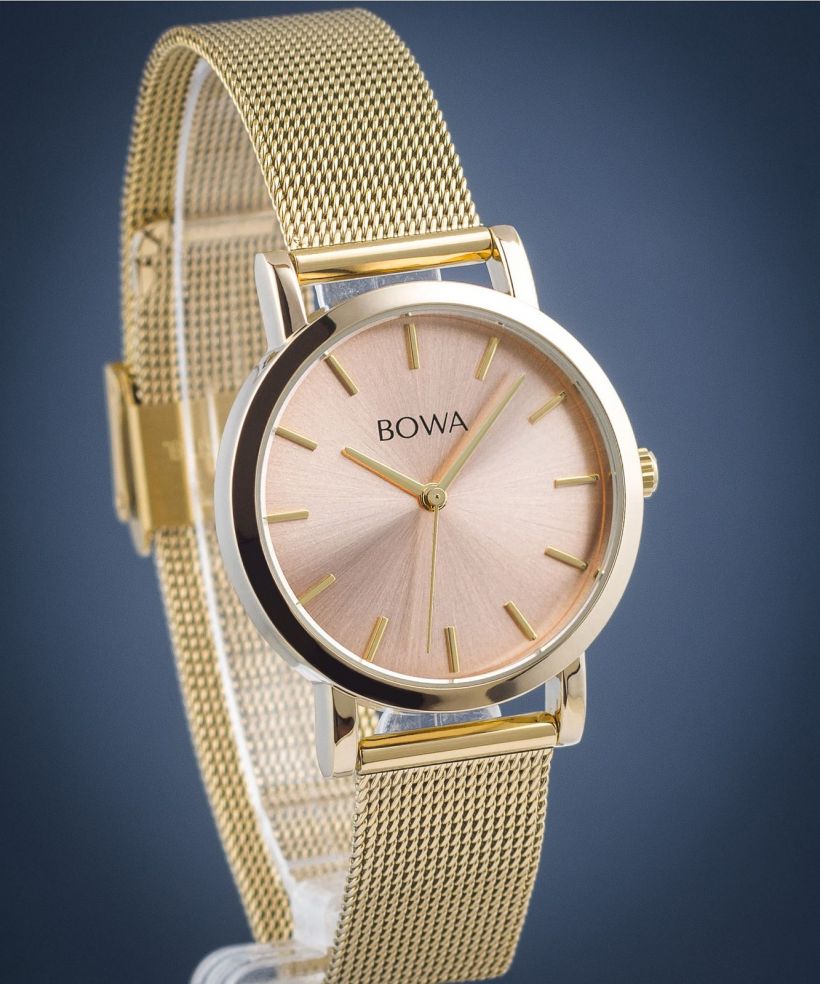 Часовник Дамски BOWA Tokyo Pink-Gold Mesh 33