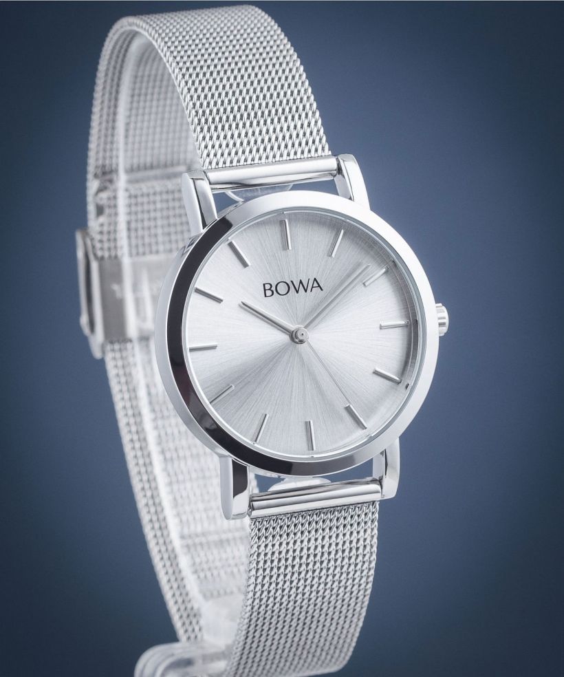 Часовник Дамски BOWA Tokyo Silver-Black Tone Mesh 33