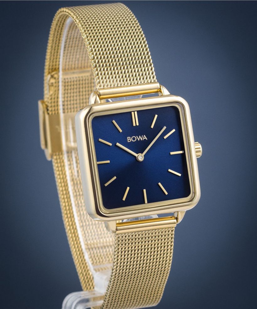 Часовник Дамски BOWA Vienna Navy Blue-Gold Mesh 29