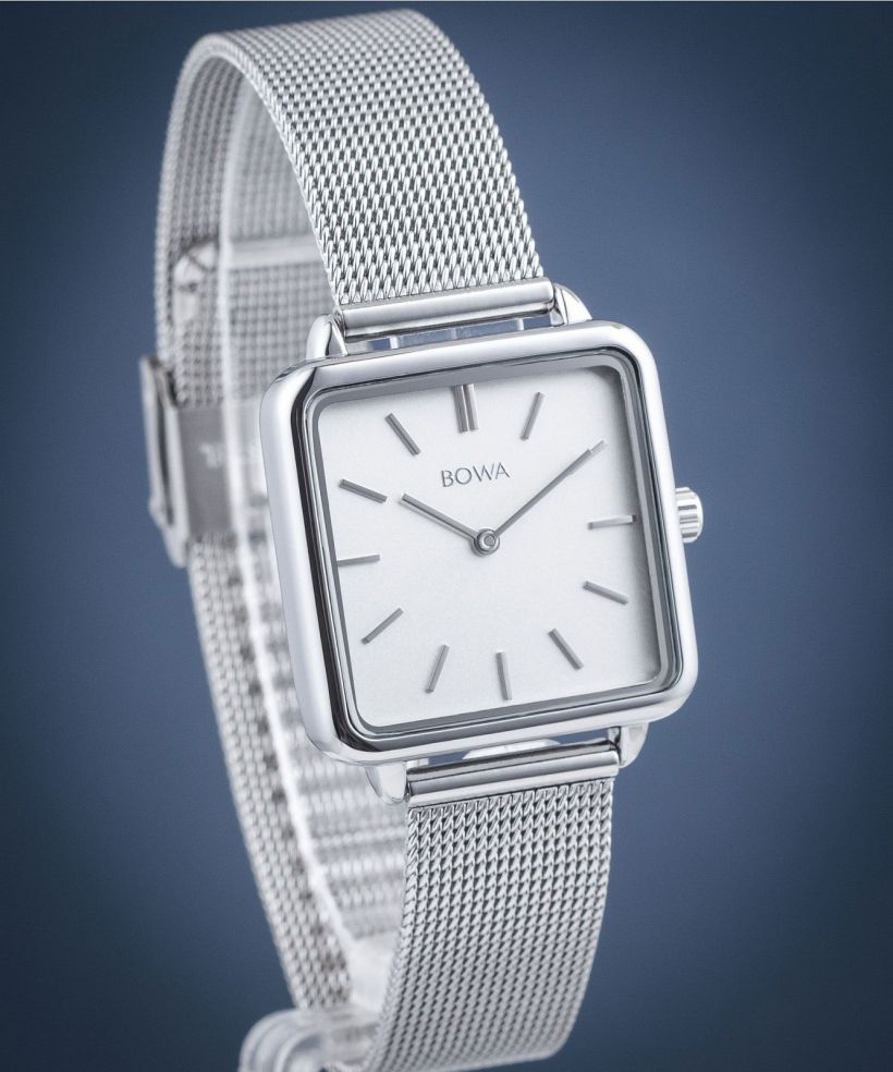 Часовник Дамски BOWA Vienna White Silver Mesh 29