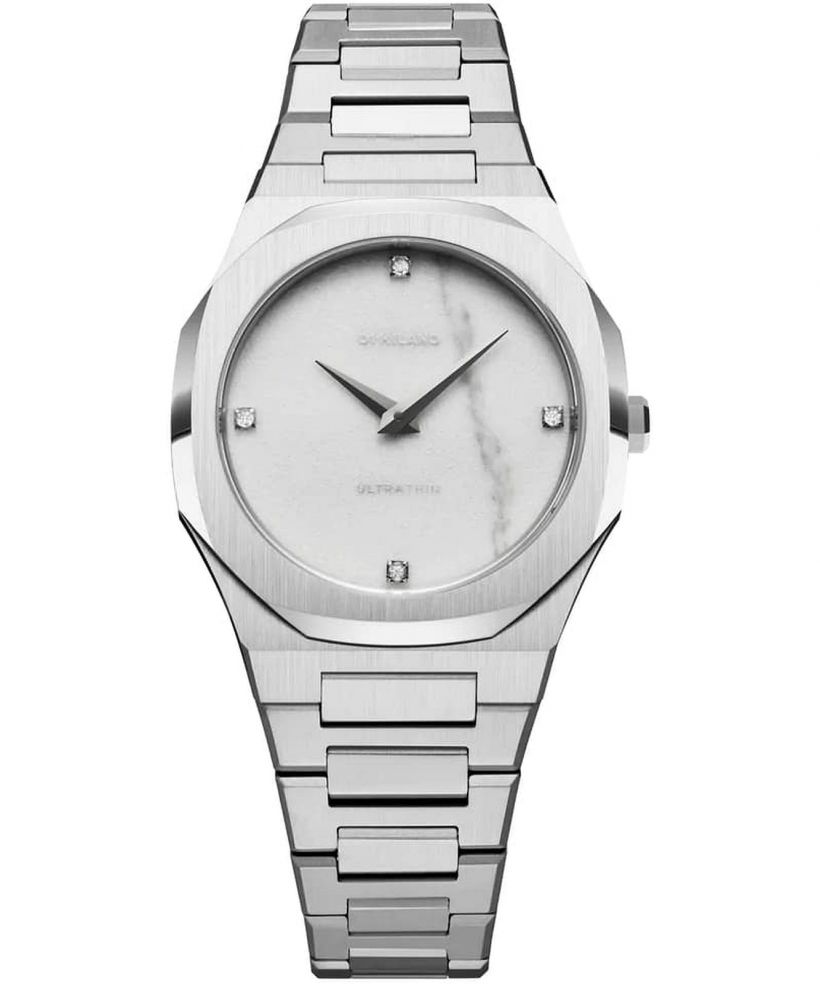 Часовник Дамски D1 Milano Ultra Thin Marble Silver