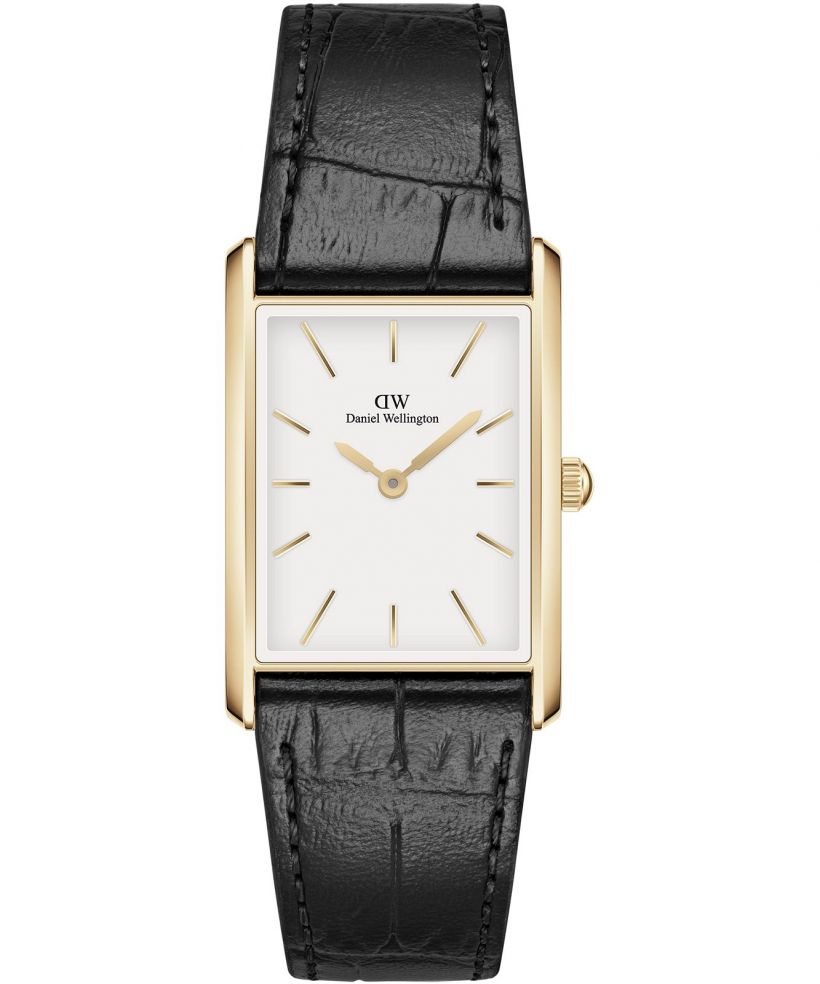 Часовник Дамски Daniel Wellington Bound Black Crocodile Gold 22