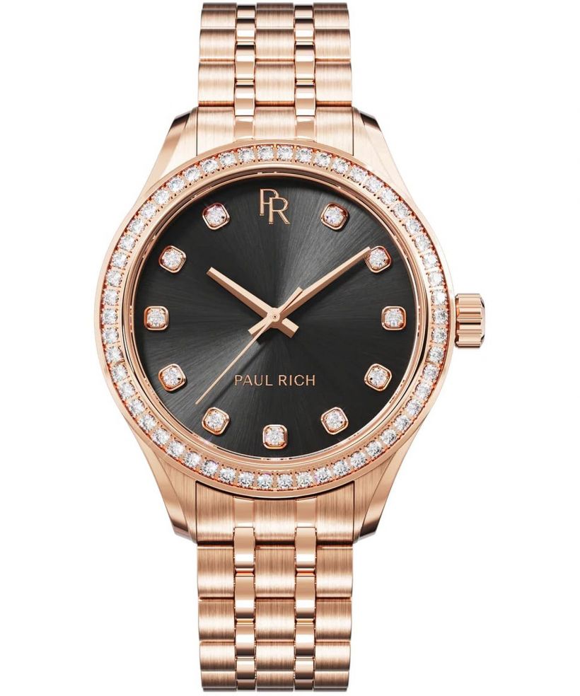 Часовник Дамски Paul Rich Crystelle Rose Gold Black