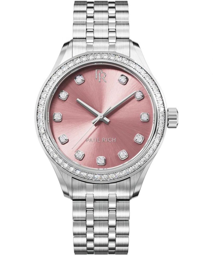 Часовник Дамски Paul Rich Crystelle Silver Pink