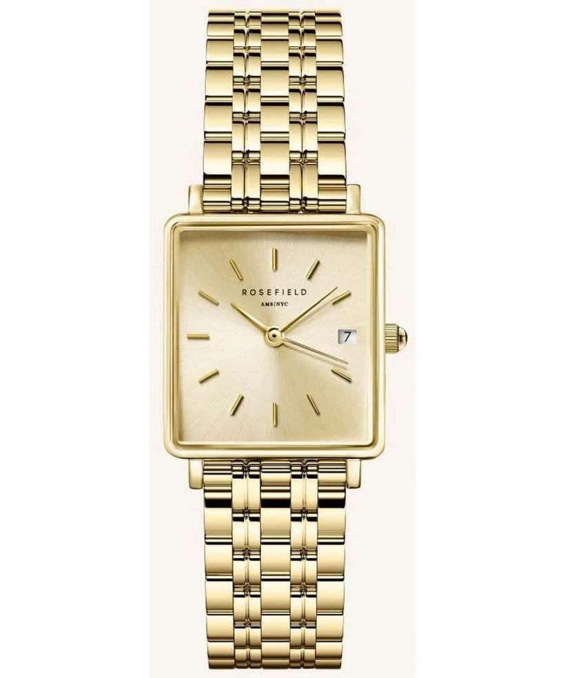 Часовник Дамски Rosefield Boxy XS Champagne