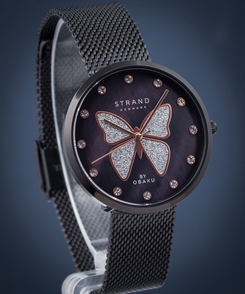 Часовник Дамски Strand by Obaku Butterfly