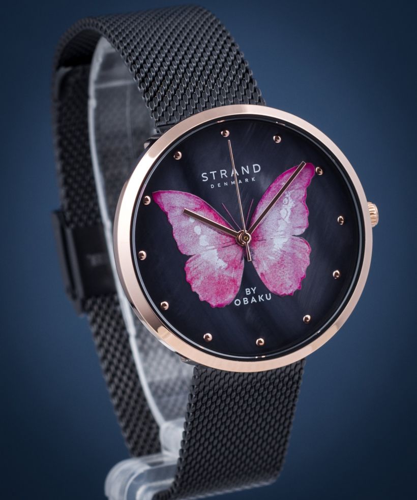 Часовник Дамски Strand by Obaku Butterfly