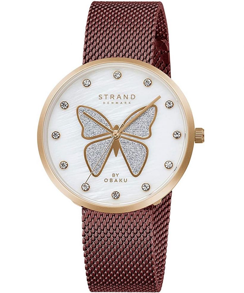 Часовник Дамски Strand by Obaku Butterfly