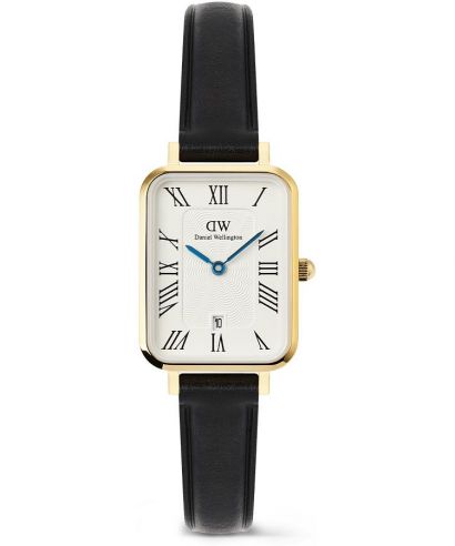 Часовник Дамски Daniel Wellington Quadro Roman Numerals Date Sheffield Gold
