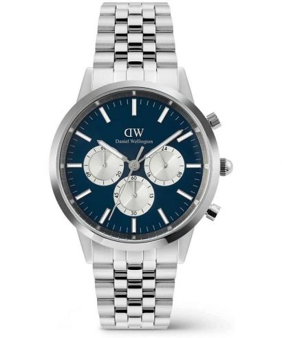 Часовник Унисекс Daniel Wellington Iconic Arch 5-Link Arctic Panda Chronograph