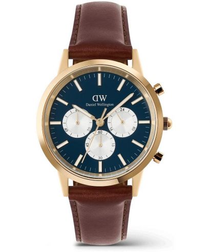 Часовник Мъжки Daniel Wellington Iconic St Mawes Arctic Panda Gold Chronograph