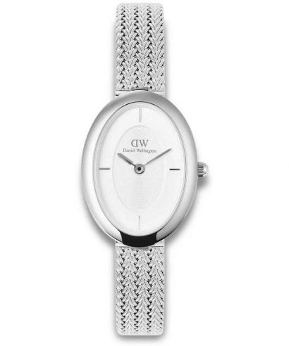 Часовник Дамски Daniel Wellington Juliette Braided Mesh White Sunray Silver