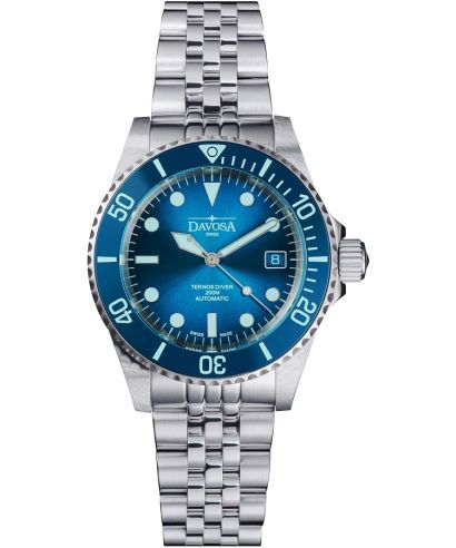 Часовник Мъжки Davosa Ternos Diver Blue Lagoon Automatic Chronograph Limited Edition
