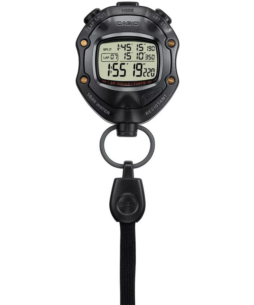 Джобен Часовник Casio Digital Black Stopwatch