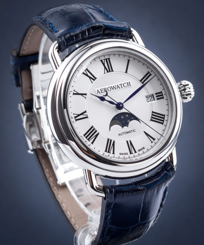 Часовник Мъжки Aerowatch 1942 Moon Phases Automatic